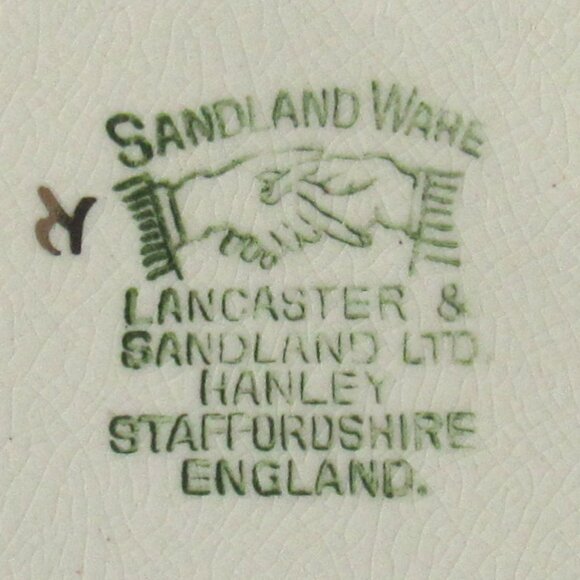 Vintage Sandland Ware Silver Lustre Covered Cheese Dish, Circa 1940's,   B780 - Picture 7 of 10